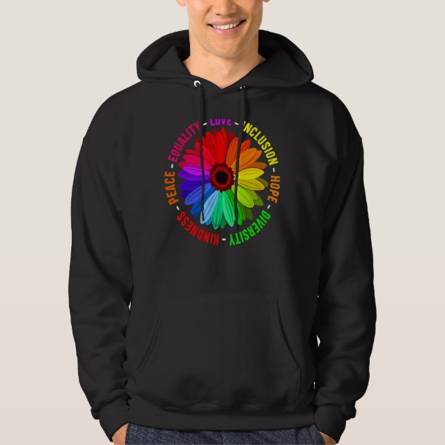Sudadera Amor por la Paz Igualdad Inclusión Esperanza Diver (Anverso)