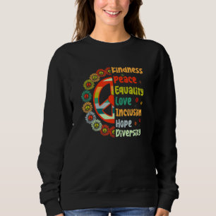 Sudadera Amor por la Paz Igualdad Inclusión Esperanza Diver
