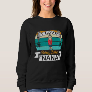Sudadera Amor Por Ser Llamada Nana Fun Abuela Abuela Gr