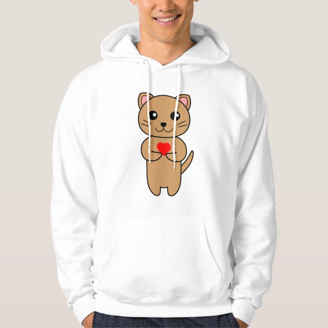 Sudadera Amor Purrrfecto (Anverso)