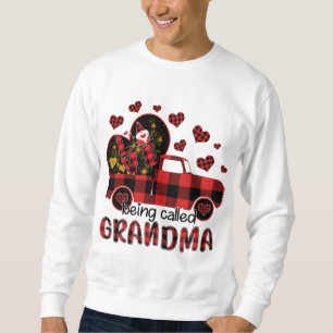 Sudadera Amor Ser llamada Abuela Camión Rojo Gnome Hearts V