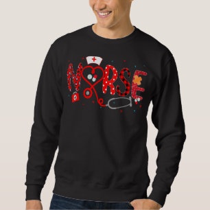 Sudadera Amor Stethoscope Enfermera Semana 2022 Leopard Pla