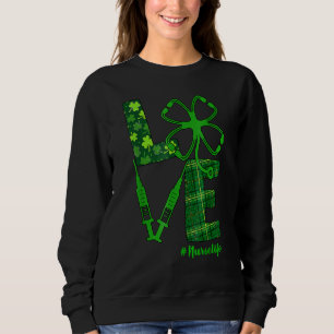 Sudadera Amor Stethoscope Syringe Vida de la enfermera St P