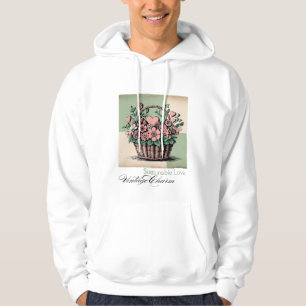 Sudadera Amor sustentable, encanto vintage