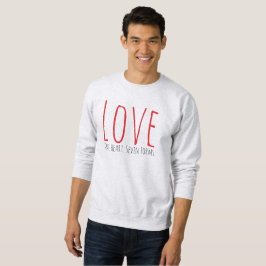 Sudadera Amor - Una Camiseta de Siete Formas Corazón