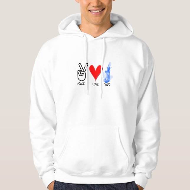 Sudadera Amor Vape de la paz (Anverso)