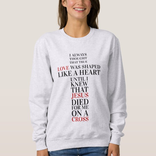 Sudadera Amor verdadero (Anverso)