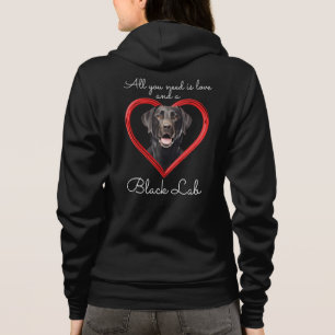 Sudadera Amor y Laboratorio Negro