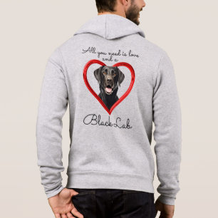 Sudadera Amor y Laboratorio Negro