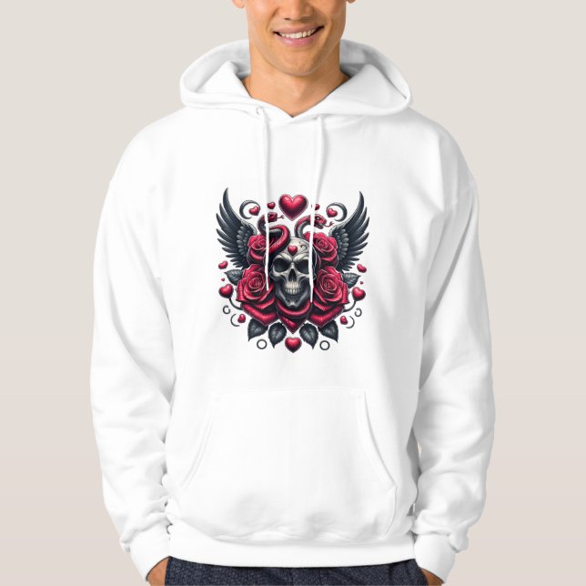 Sudadera Amor y muerte entrelazados (Anverso)