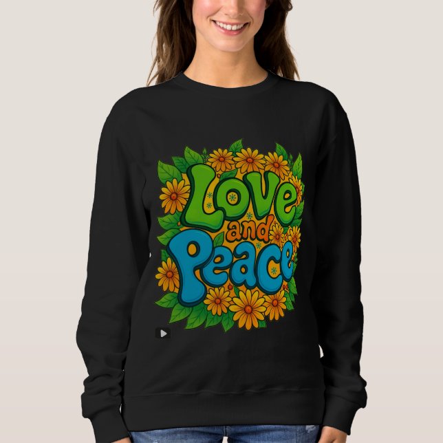 Sudadera amor y paz (Anverso)