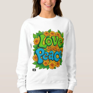 Sudadera amor y paz