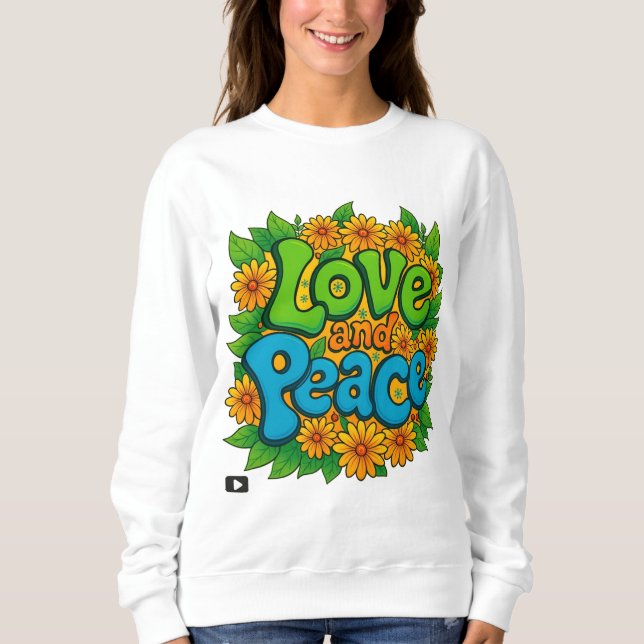 Sudadera amor y paz (Anverso)
