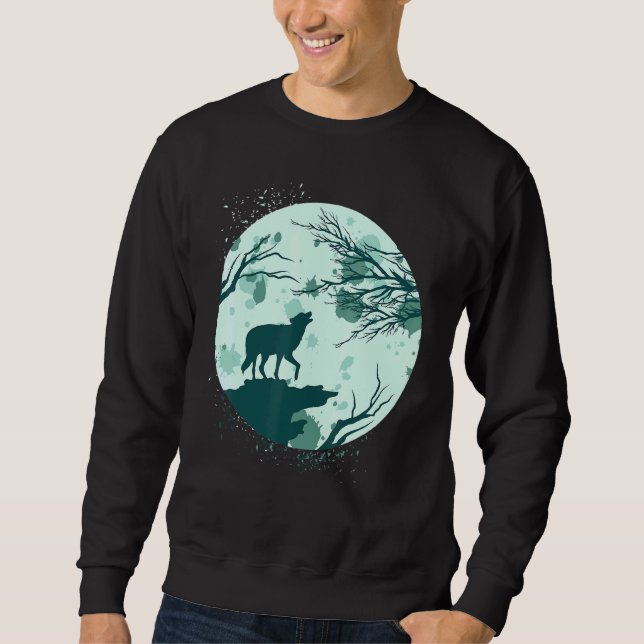 Sudadera Amortiguamiento con luz de la luna de los animales (Anverso)
