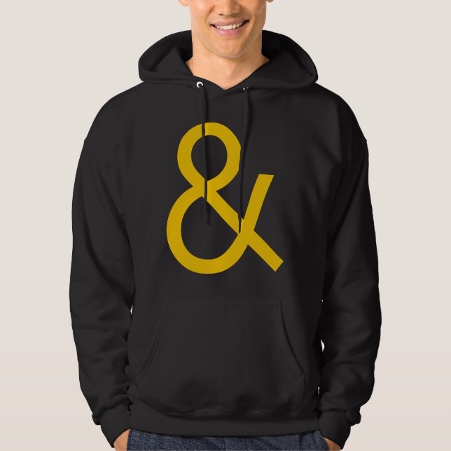 Sudadera Ampersand - Amber en la oscuridad (Anverso)