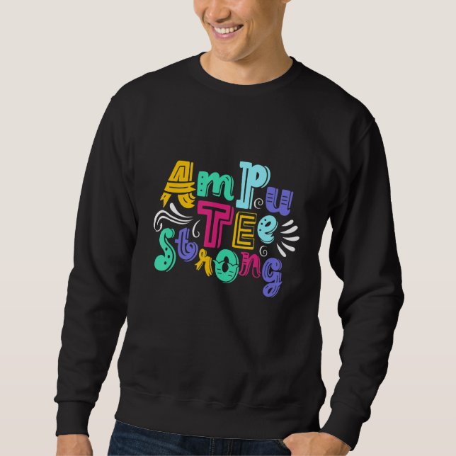 Sudadera Amputee Humor Family Leg Arm  Recovery (Anverso)