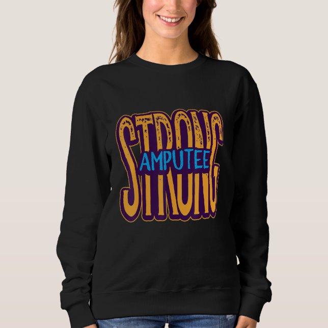 Sudadera Amputee Humor Healthcare Leg Arm  Recovery (Anverso)