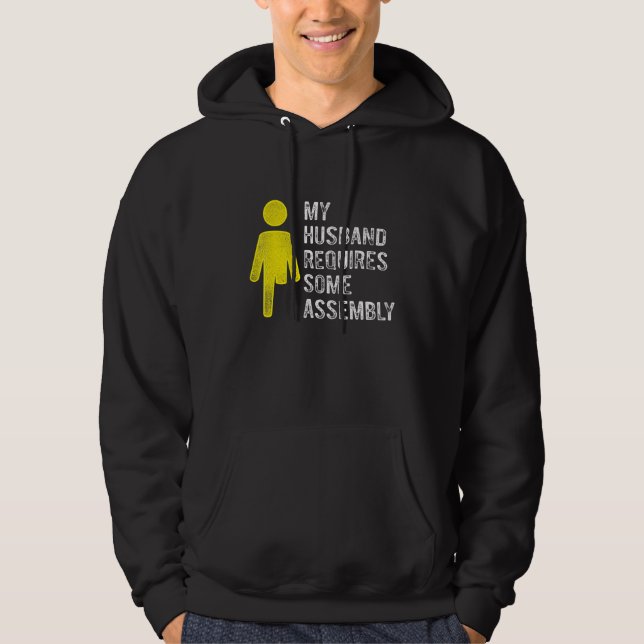 Sudadera Amputee Humor Husband Assembly Leg Arm   Recovery (Anverso)