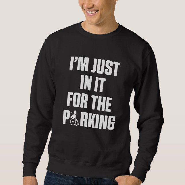 Sudadera Amputee Humor Parking Leg Arm Graciosa Recuperació (Anverso)