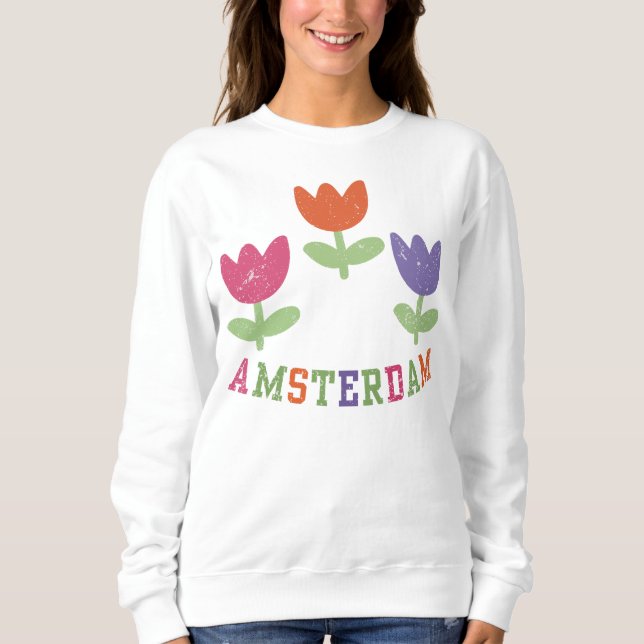 Sudadera Amsterdam Tulips (Anverso)