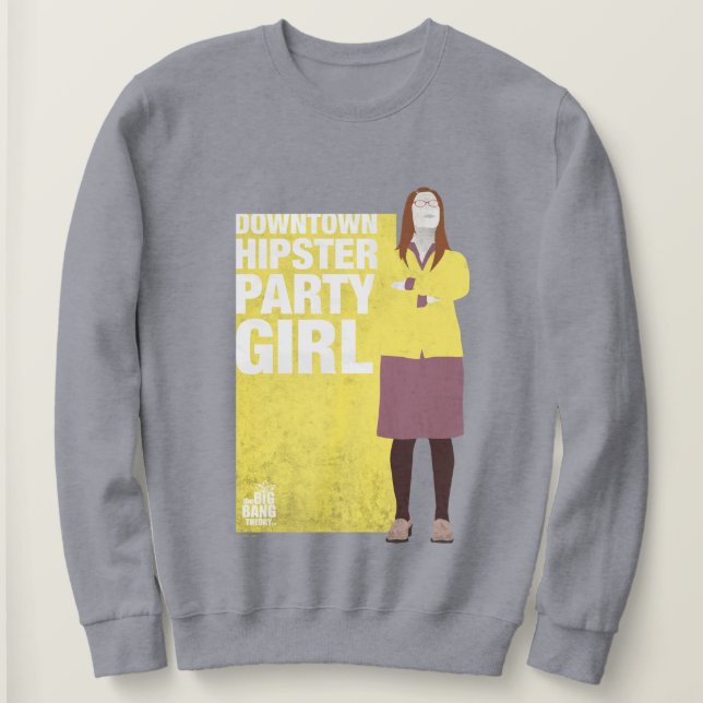 Sudadera Amy | Chica del centro de Hipster Fiesta (Anverso del diseño)