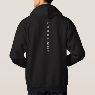 Sudadera Añadir el texto o el nombre Clásico Aspecto Retro
