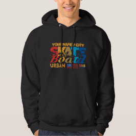 Sudadera Añadir nombre ciudad texto Skateboard Urban SK8 co