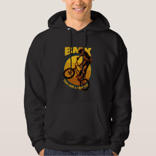 Sudadera Añadir su nombre y TEXTO, piloto volador BMX