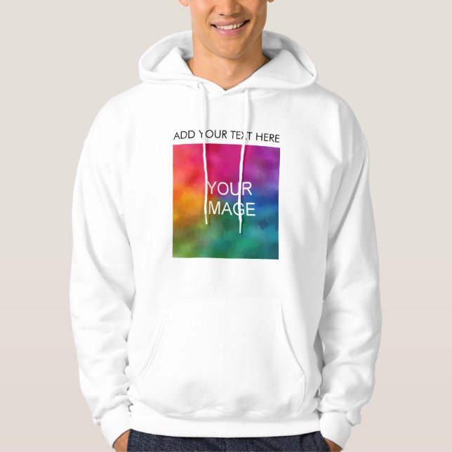 Sudadera Añadir una plantilla de diseño frontal de imagen d (Anverso)