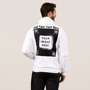Sudadera Añadir una plantilla de Personalizado de texto fot