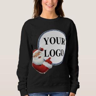 Sudadera Añadir vacaciones a los Navidades con logotipo