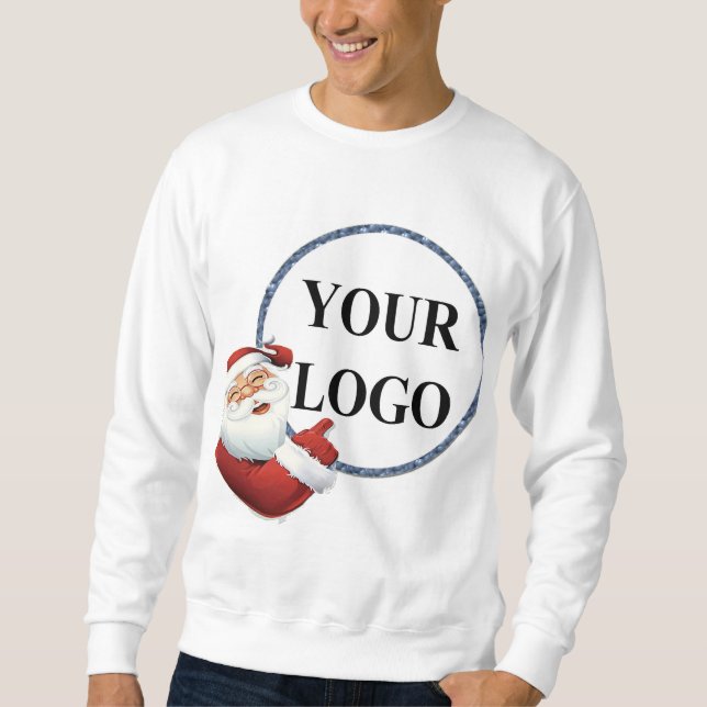 Sudadera Añadir vacaciones a los Navidades con logotipo (Anverso)