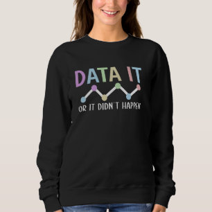 Sudadera Análisis de comportamiento de Data It