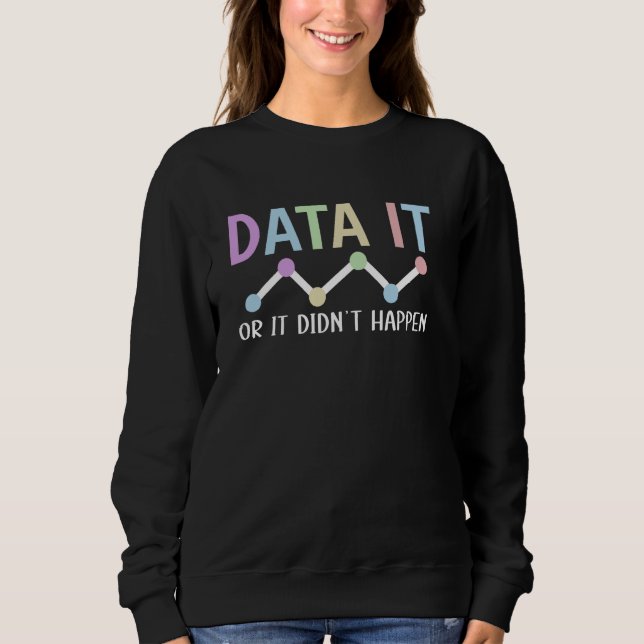 Sudadera Análisis de comportamiento de Data It (Anverso)