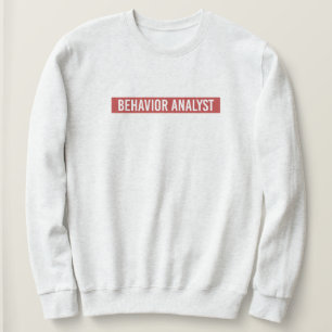 Sudadera Analista de comportamiento BCBA Caja roja Minimali