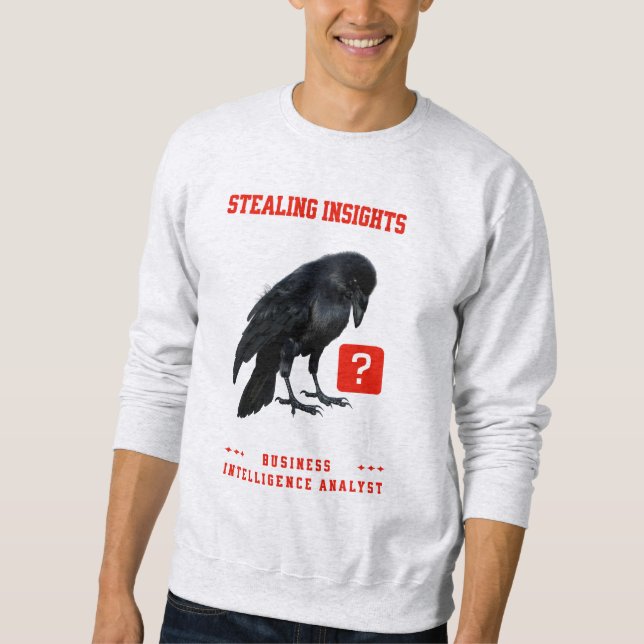 Sudadera Analista de Inteligencia Comercial Crow (Anverso)
