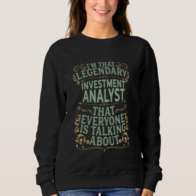 Sudadera Analítico del inversor de análisis - Inversión leg (Anverso)