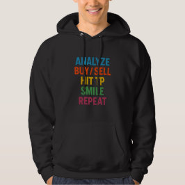 Sudadera Analiza Comprar/Vender Golpea TP Sonríe Crypto Acc