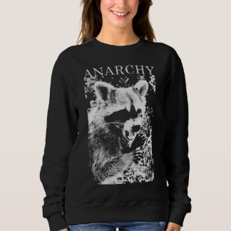 SUDADERA ANARCHY RACCOON FUNNY