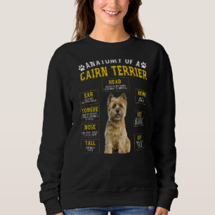 Sudadera Anatomía Cairn Terrier Para Hombres