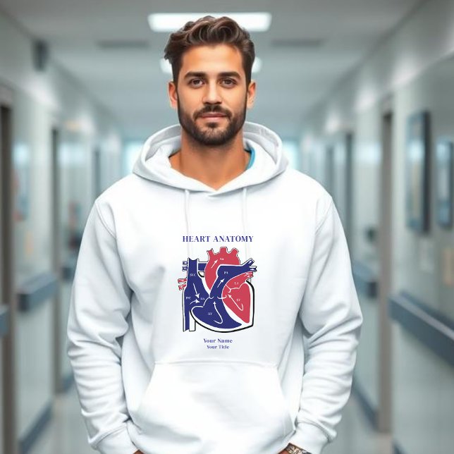 Sudadera Anatomía cardíaca (Heart Anatomy Personalized Hoodie)