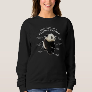 Sudadera Anatomía Cuesta De Un Panda Bebé Fluffy Panda Cub
