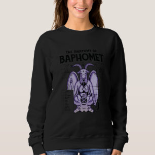 Sudadera Anatomía de Bafomet Satanás Cabra del Diablo Gótic