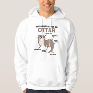 Sudadera Anatomía De Explicación De Otter Cute De Un Otter