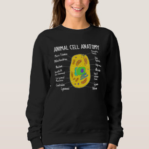 Sudadera Anatomía De La Biología Celular Animal Biólogo Cie
