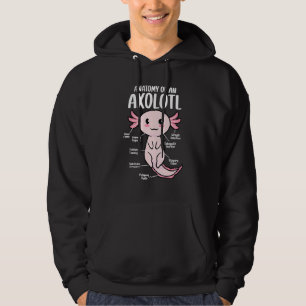 Sudadera Anatomía De La Ciencia Biológica Axolotl Funny