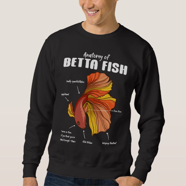 Sudadera Anatomía de peces (Anverso)