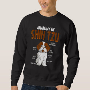 Sudadera Anatomía de perro Shih Tzu Raza Canina