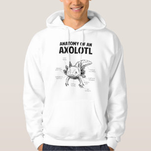 Sudadera anatomía de un ajolote, ajolote divertido
