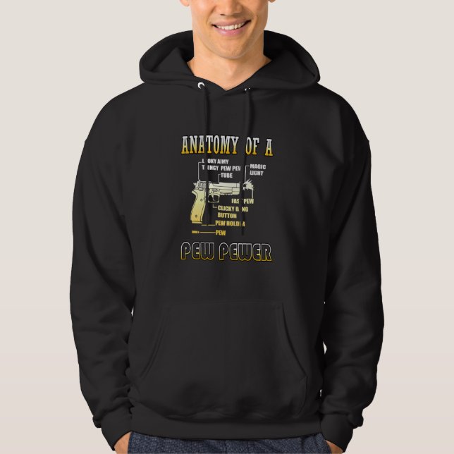 Sudadera Anatomía De Un Arma De Ammo De Alquiler De Pew _4 (Anverso)